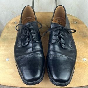 Clarks Ultimate Comfort Black Oxford Dress Shoes